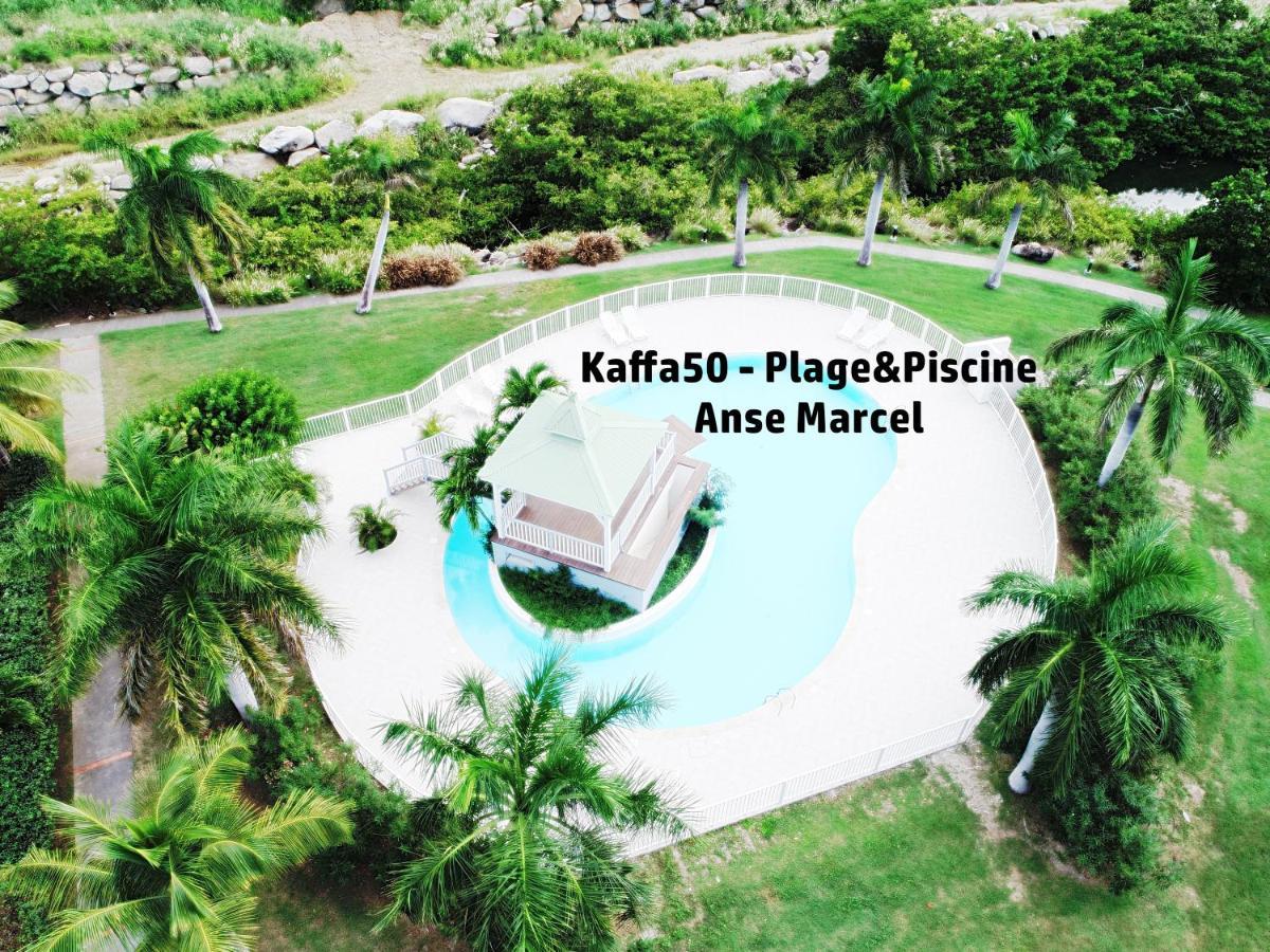 Kaffa50 - Plage & 3Piscines - Anse Marcel Apartment Exterior photo