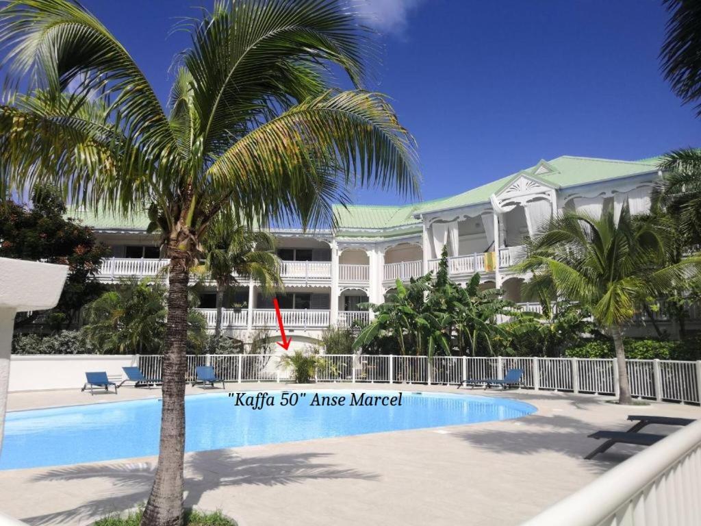 Kaffa50 - Plage & 3Piscines - Anse Marcel Apartment Exterior photo